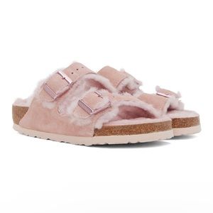 Birkenstock shearling sandals *brandnew